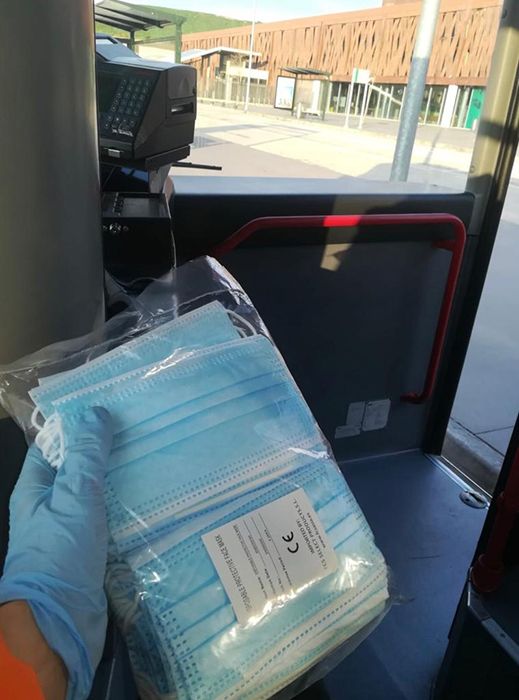 El Ayuntamiento de Cuenca inicia el reparto de mascarillas en el transporte público según las instrucciones del Ministerio del Interior