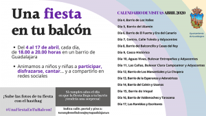El Ayuntamiento de Guadalajara organiza ‘Una Fiesta en tu balcón’ dirigida a divertir a los niños y niñas de los barrios de la ciudad