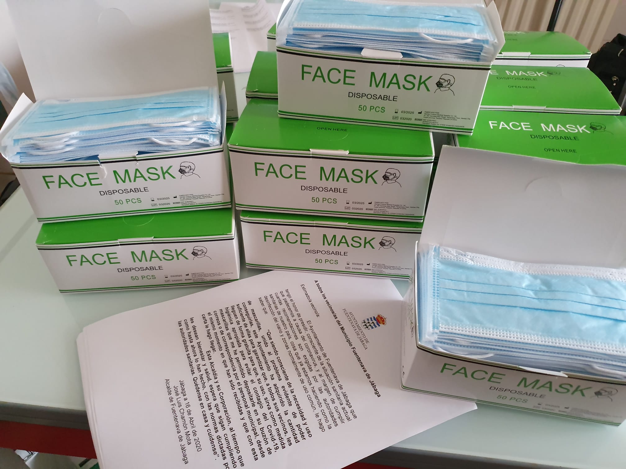 El Ayuntamiento de Fuentenava de Jábaga reparte mascarillas entre sus vecinos 3 El Ayuntamiento de Fuentenava de Jábaga reparte mascarillas entre sus vecinos
