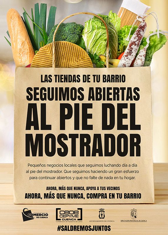 La Asociación de Comercio de Cuenca anima a los conquenses a que compren en las tiendas de alimentación de barrio