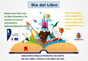 La Biblioteca Municipal de Huete te invita a celebrar el Día del Libro desde casa