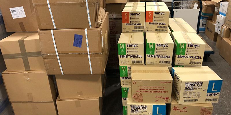 La Gerencia del Área Integrada de Guadalajara recibe un nuevo lote de material de protección para su distribución en los distintos centros sanitarios y sociosanitarios