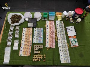 La Guardia Civil, bajo el estado de alarma, desarticula un punto de venta de drogas en la manchuela conquense