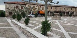 La Unidad de Carreteras del Estado colabora en la desinfección estaciones de servicio y calles de una docena de municipios de Guadalajara