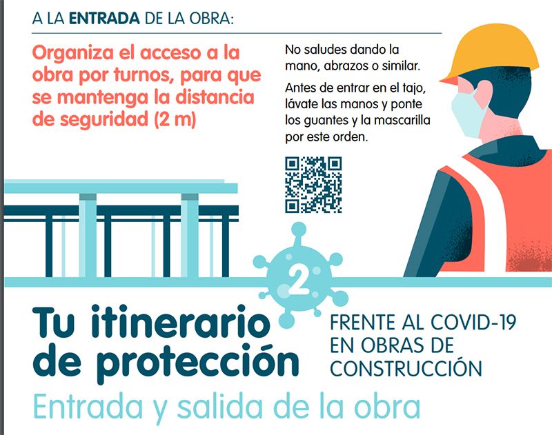 Patronal y sindicatos de la construcción acuerdan una guía en materia preventiva para la vuelta a las obras el próximo lunes