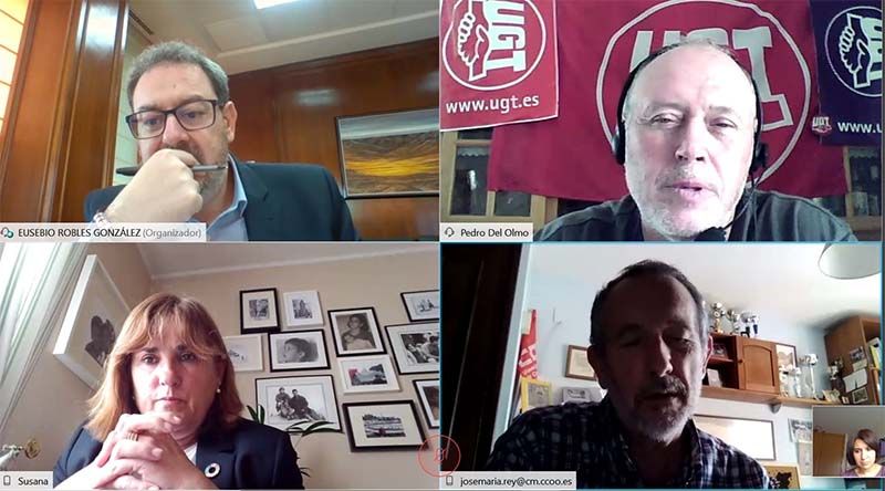 Robles se reúne con los sindicatos para trabajar en las bases de la recuperación económica tras el COVID19