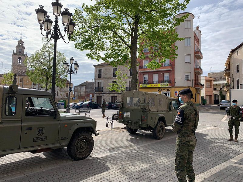 Tarancón recibe este sábado a militares de la Brigada Paracaidista para tareas de vigilancia y control
