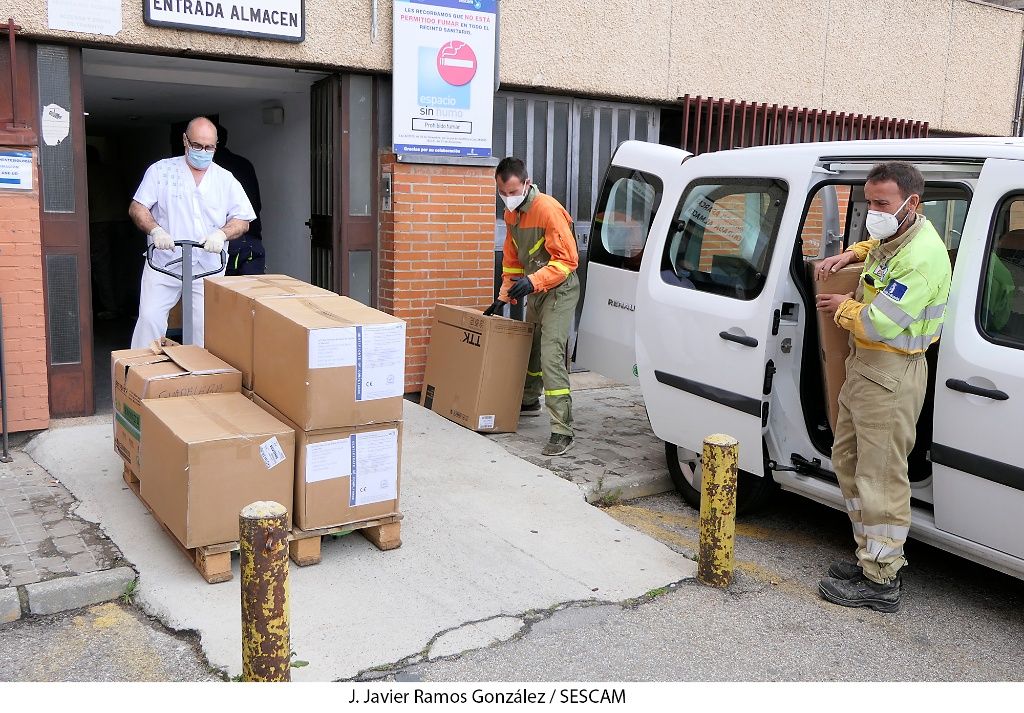 La Gerencia del Área Integrada de Guadalajara ha recibido en los últimos días lotes de material de protección que comprenden más de 43.000 elementos