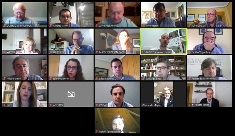 Alberto Rojo traslada el apoyo del Ayuntamiento a la Unión Profesional de Guadalajara en la reactivación económica y social