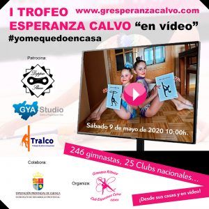 El Club Esperanza Calvo de Cuenca moviliza a 246 gimnastas de toda España para participar en su trofeo desde casa