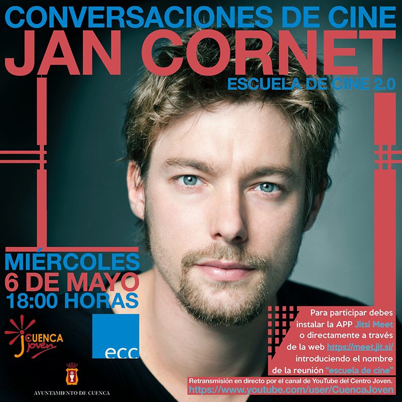 El programa del Centro Joven incluye un nuevo encuentro de cine con el actor Jan Cornet el miércoles 1 El programa del Centro Joven incluye un nuevo encuentro de cine con el actor Jan Cornet el miércoles