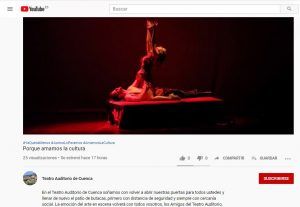 El Teatro Auditorio de Cuenca estrena canal de YouTube