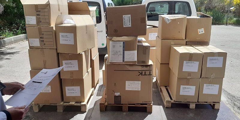 El área de Salud de Cuenca recibe del Gobierno de Castilla-La Mancha más de 21.500 artículos de protección 1 El área de Salud de Cuenca recibe del Gobierno de Castilla-La Mancha más de 21.500 artículos de protección