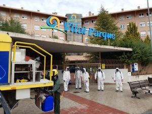 Geacam presta más de 18.000 servicios en la crisis, 13.000 de ellos desinfecciones de lugares públicos