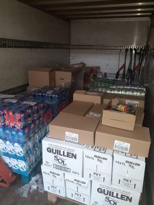 La Junta de Cofradías y Hermandades de Semana Santa de Guadalajara entrega a Caritas Diocesana alrededor de 2.000 kilos de alimentos