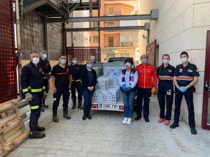 La Junta entrega al Ayuntamiento de Cuenca más de 550 litros de productos desinfectantes para residencias, edificios públicos o farmacias