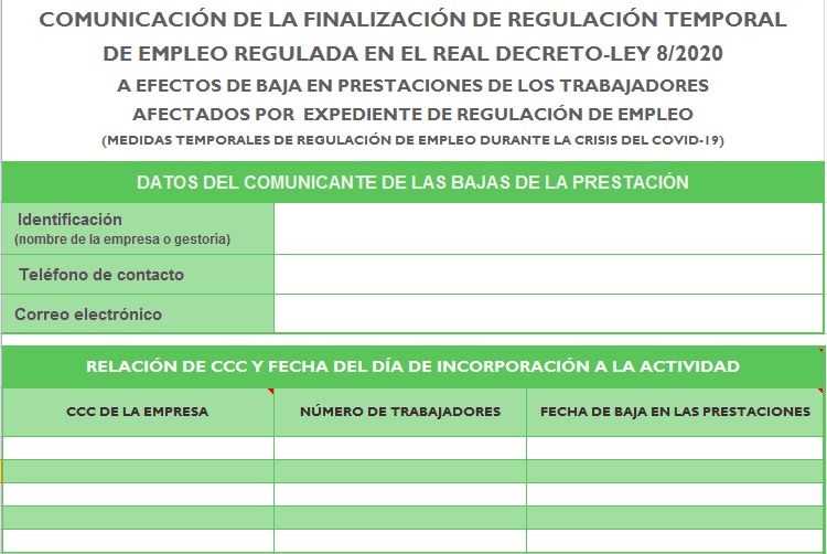 La patronal conquense señala los pasos a seguir para reincorporar a los trabajadores en ERTE