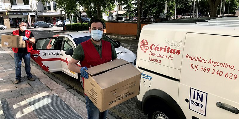 La Subdelegación del Gobierno en Cuenca finaliza la entrega de las 60.000 mascarillas facilitadas por el Gobierno de España