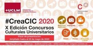 La UCLM presenta #CreaCIC 2020, la X Edición de Concursos Culturales Universitarios
