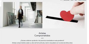 La web de artistas solidarios ya funciona a pleno rendimiento