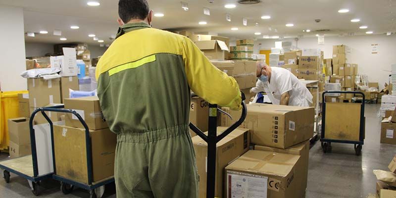 Llega un nuevo lote de más de 14.000 elementos de protección a la Gerencia del Área Integrada de Guadalajara