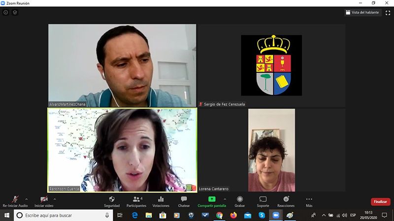 Martínez Chana felicita a Parkinson Cuenca por el gran trabajo que están realizando durante la crisis del Covid-19