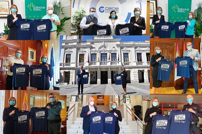 Masivo respaldo institucional en Guadalajara a la primera Carrera Solidaria de la Fundación Eurocaja Rural