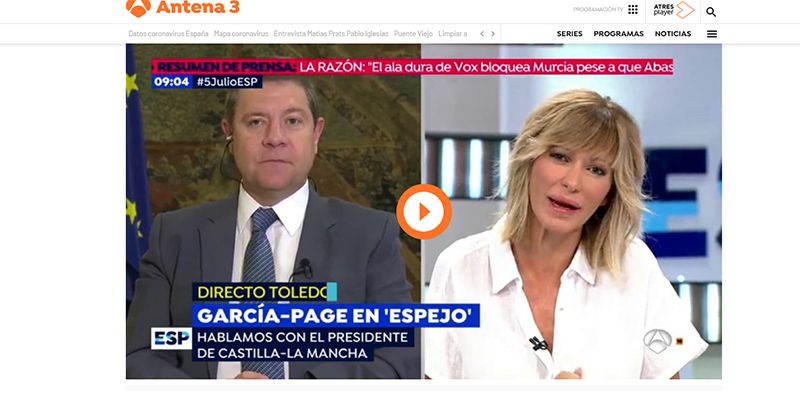 Page achaca la tasa de letalidad de C-LM a su población envejecida El 87% de fallecidos tenía más de 70 años