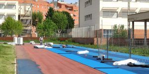 Se reanudan las obras de la pista de atletismo ‘Luis Ocaña’