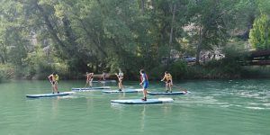 El Club Piragüismo Cuenca con Carácter y Decathlon Cuenca introducen el SUP en el Júcar