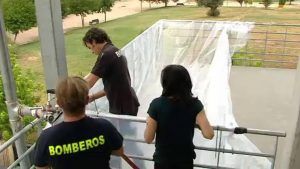 El Colegio de Aparejadores de Guadalajara alerta de los riesgos de instalar piscinas portátiles en terrazas