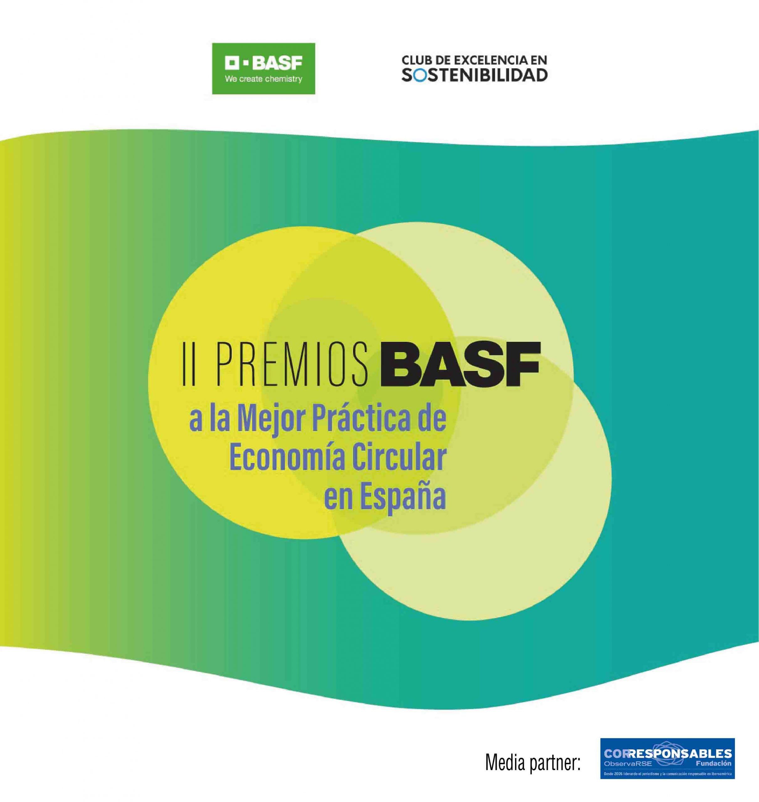 II Edición del premio BASF a la mejor práctica de Economía Circular en España 3 II Edición del premio BASF a la mejor práctica de Economía Circular en España