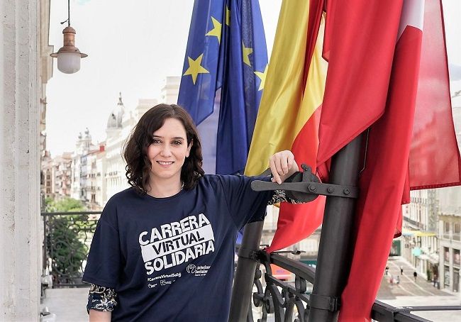 La presidenta de la Comunidad de Madrid respalda la Carrera Virtual Solidaria de la Fundación Eurocaja Rural 3 La presidenta de la Comunidad de Madrid respalda la Carrera Virtual Solidaria de la Fundación Eurocaja Rural