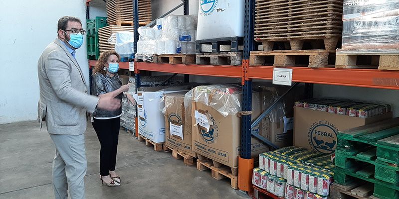 Robles agradece la labor del Banco de Alimentos y de las personas y organizaciones que colaboran con esta entidad