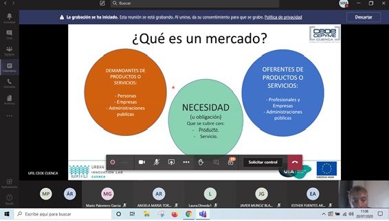 CEOE-Cepyme Cuenca imparte distintos talleres de forma telemática para estudiar los negocios de UFIL