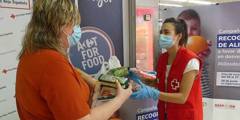 Cruz Roja Cuenca distribuye en la provincia cerca de 5.000 kilos de alimentos a favor de más de 150 familias en dificultad social