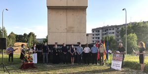 El Ayuntamiento de Cuenca honra un año más a las víctimas del terrorismo en un emotivo acto