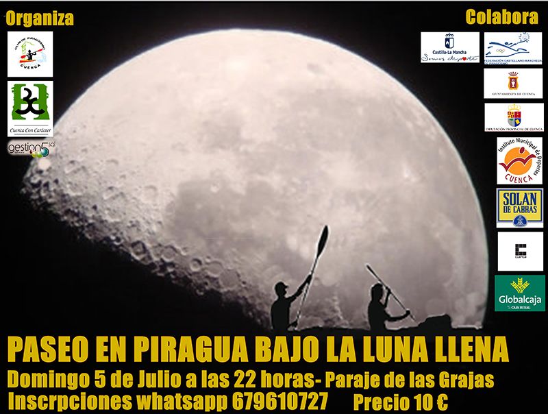 El Club Piragüismo Cuenca con Carácter inicia sus Travesías en Luna Llena 3 El Club Piragüismo Cuenca con Carácter inicia sus Travesías en Luna Llena