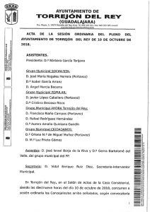 El PSOE critica que PP y Cs se opongan a la fusión de los colegios de Torrejón del Rey que ellos mismos impulsaron