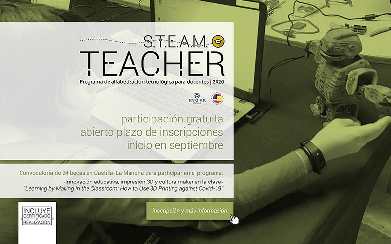 La Embajada de EE.UU. y Fablab Cuenca ponen en marcha un curso de capacitación para el profesorado en materias STEAM e impresión 3D
