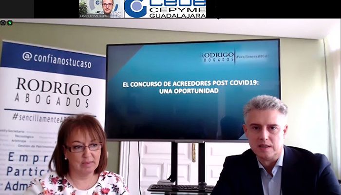 Las oportunidades que ofrece un concurso de acreedores, analizadas en un nuevo webinar de CEOE-Cepyme Guadalajara