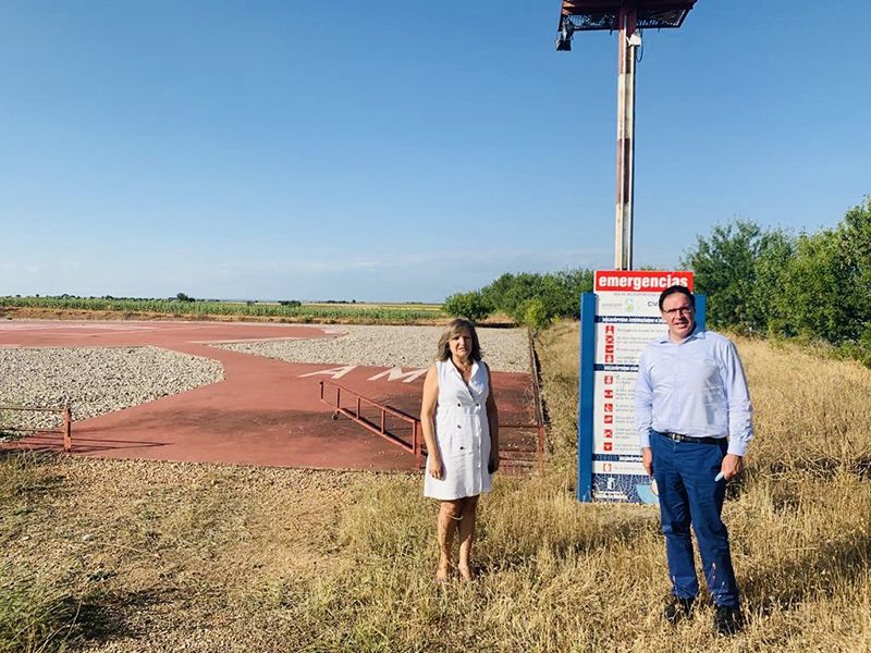 Los ocho municipios de la Zona Básica de Salud de Honrubia piden al Sescam que solucione ya la iluminación del helipuerto