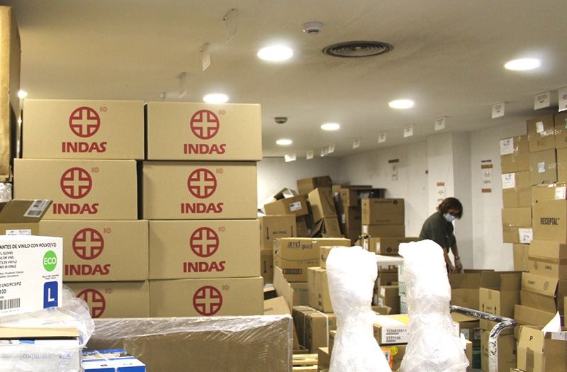 Siguen llegando a Guadalajara nuevos lotes de material de protección con más de 60.000 elementos 1 Siguen llegando a Guadalajara nuevos lotes de material de protección con más de 60.000 elementos