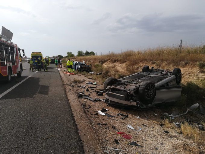 Un fallecido y seis personas heridas en un accidente múltiple en la A3 en Tébar 3 Un fallecido y seis personas heridas en un accidente múltiple en la A3 en Tébar