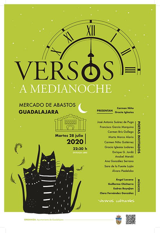 Una nueva y renovada edición de Versos a medianoche llega al Mercado de Abastos de la mano de Veranos Culturales