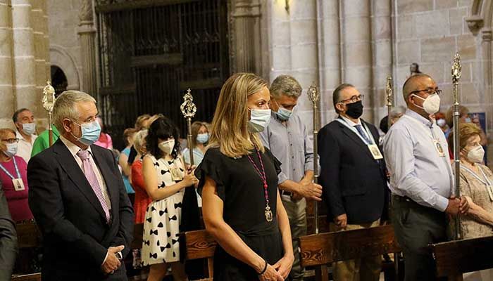 Celebración religiosa de la fiesta de la patrona de Sigüenza, la Virgen de la Mayor
