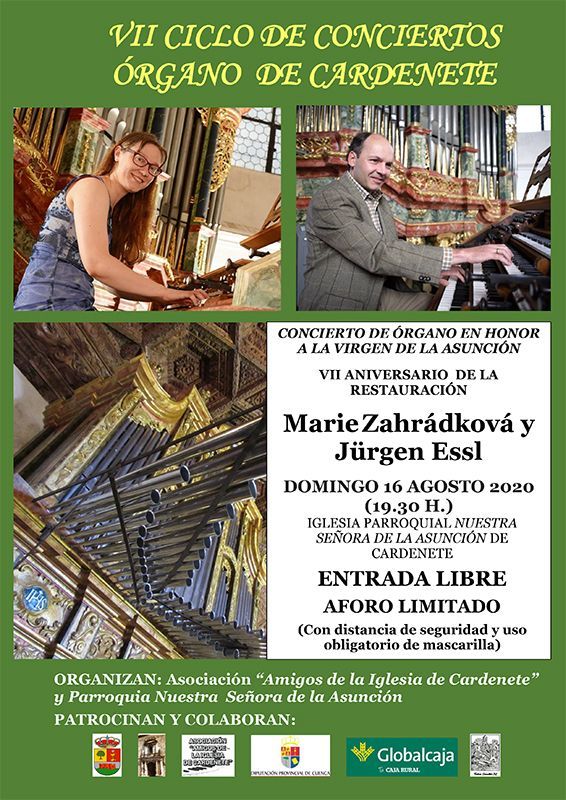 Comienza el VII Ciclo de Conciertos de Órgano en Cardenete