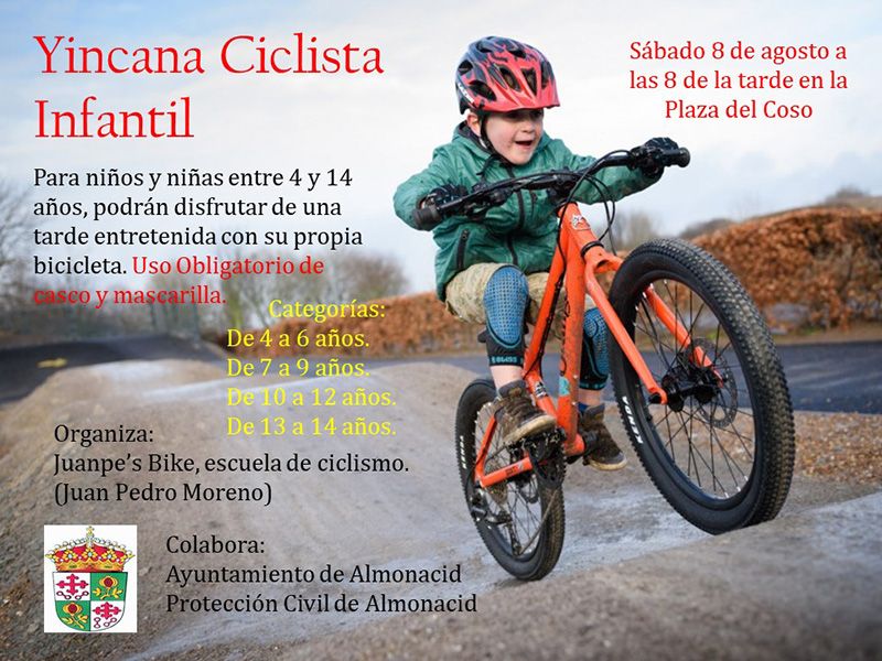 Hervir Tormenta arroz Gran yincana ciclista en Almonacid de Zorita, para niños desde los 4 a los  14 años | Liberal de Castilla