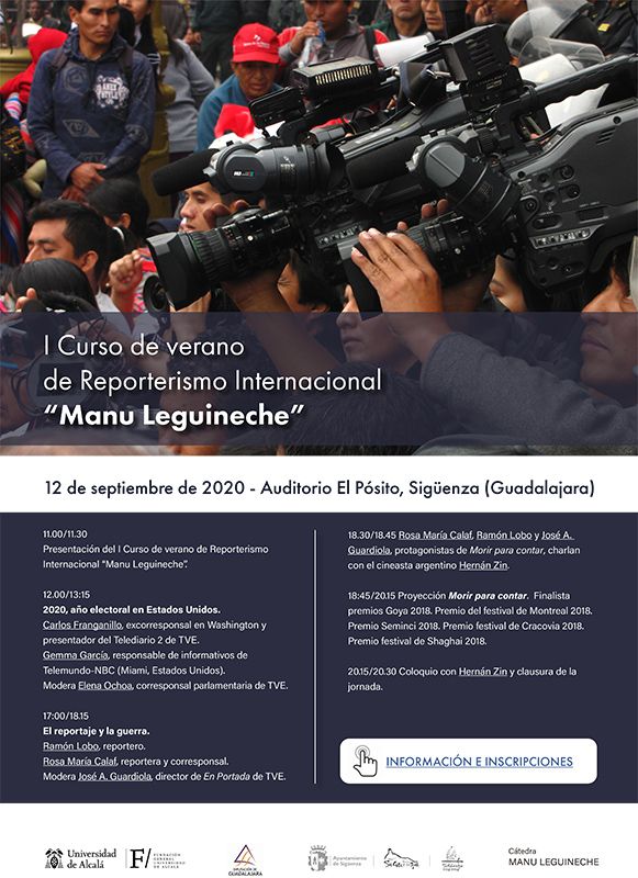 La Cátedra Manu Leguineche organiza un curso sobre Reporterismo Internacional en Sigüenza