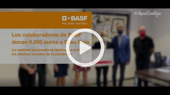Los colaboradores de BASF donan 6.000 euros a la Cruz Roja